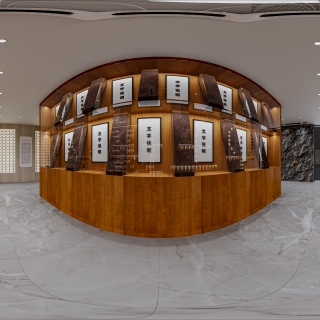现代展厅全景