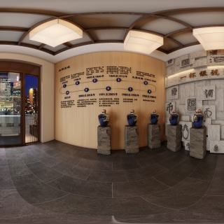 现代展厅门厅