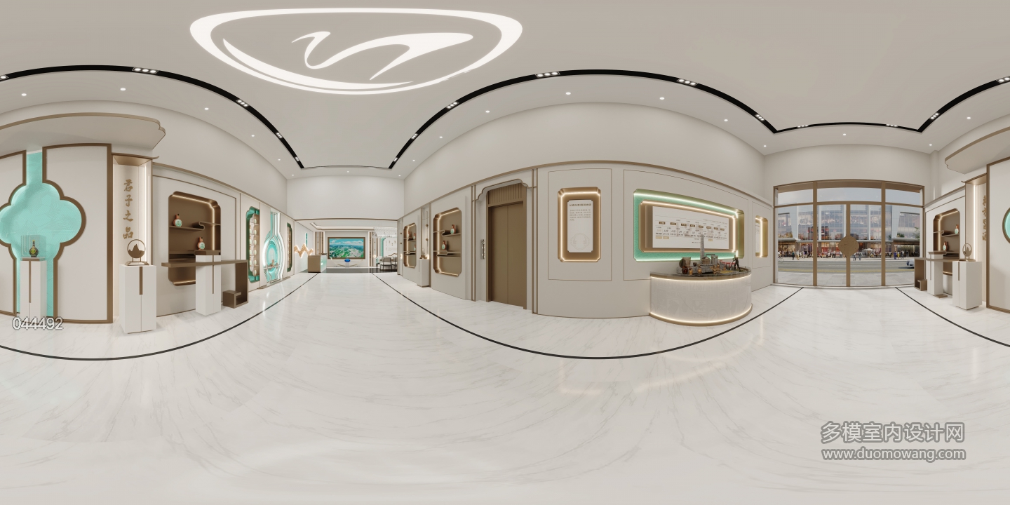 习酒展厅风格一楼全景1