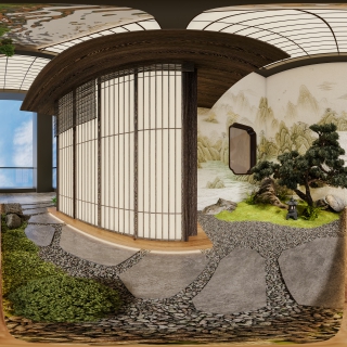 新中式 庭院 2