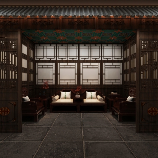 中式展厅清小憩 (1)