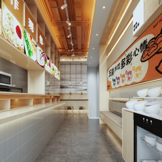 现代饺子店特写2
