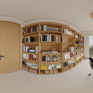 CR作图_书房全景