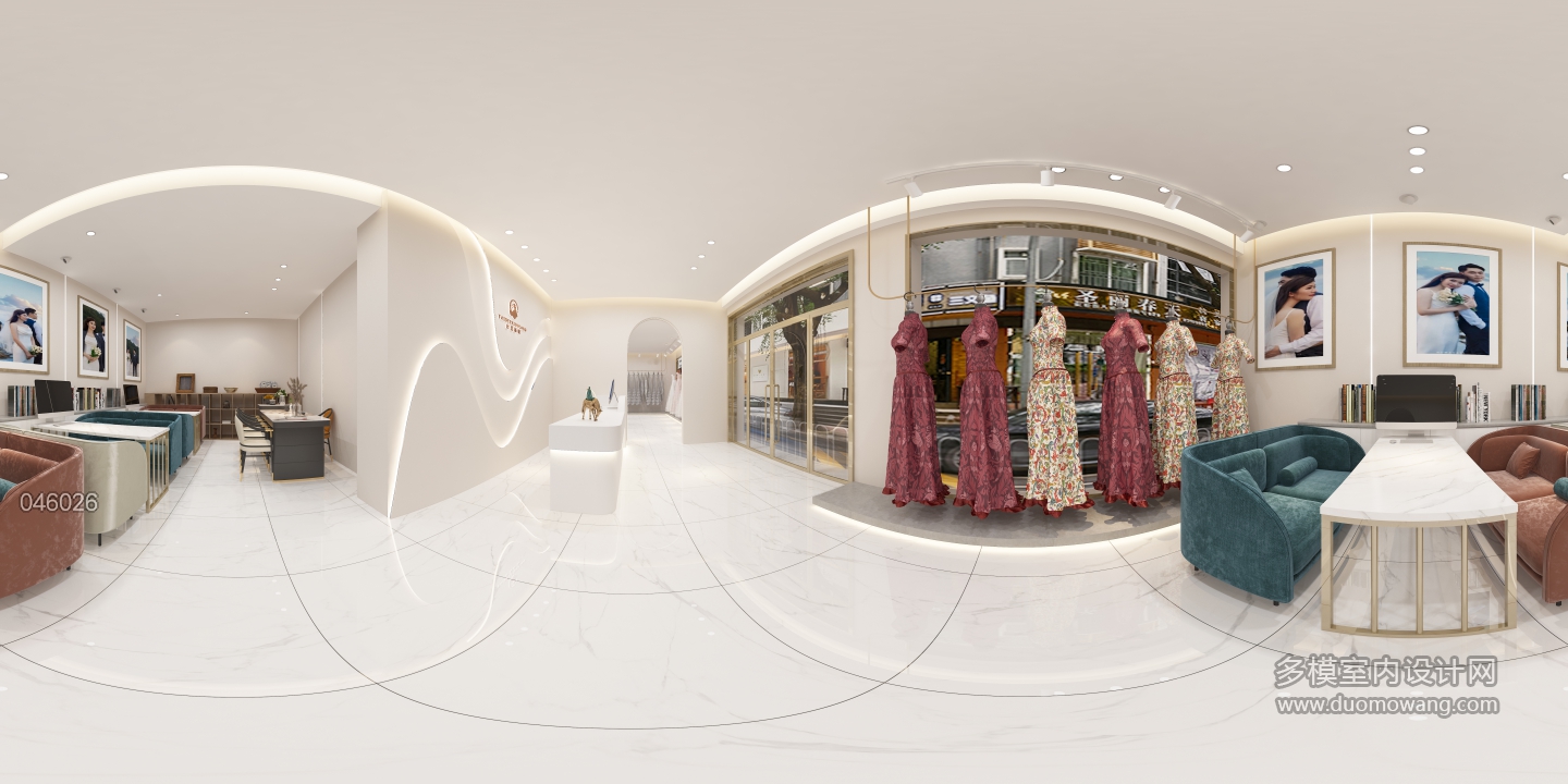 现代鲍婚纱店全景1