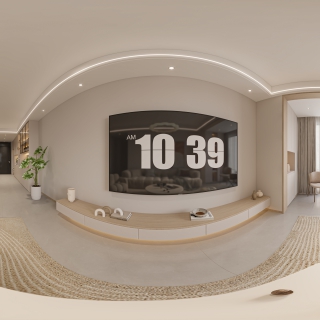 现代客厅 360