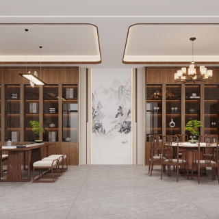 餐厅茶台