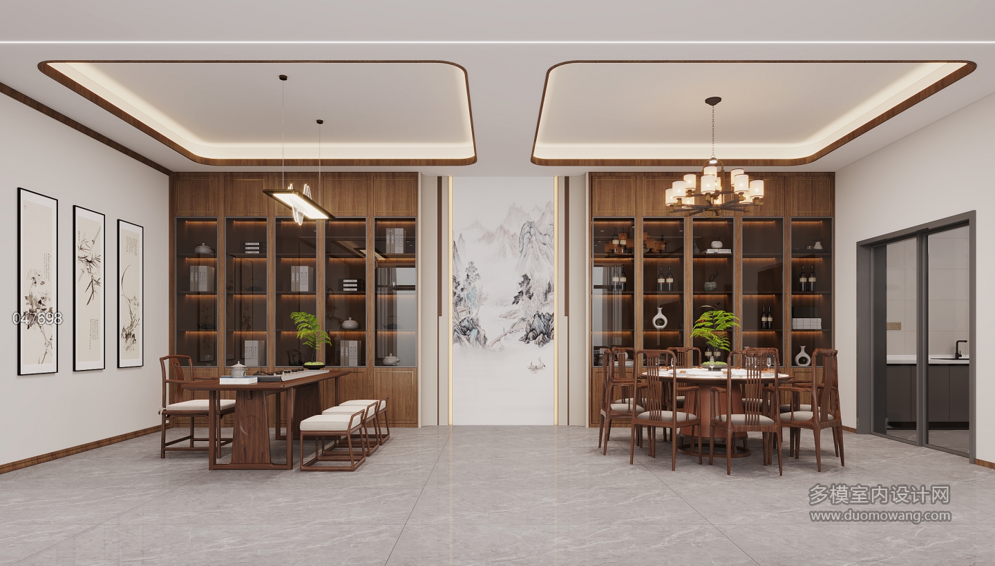 餐厅茶台