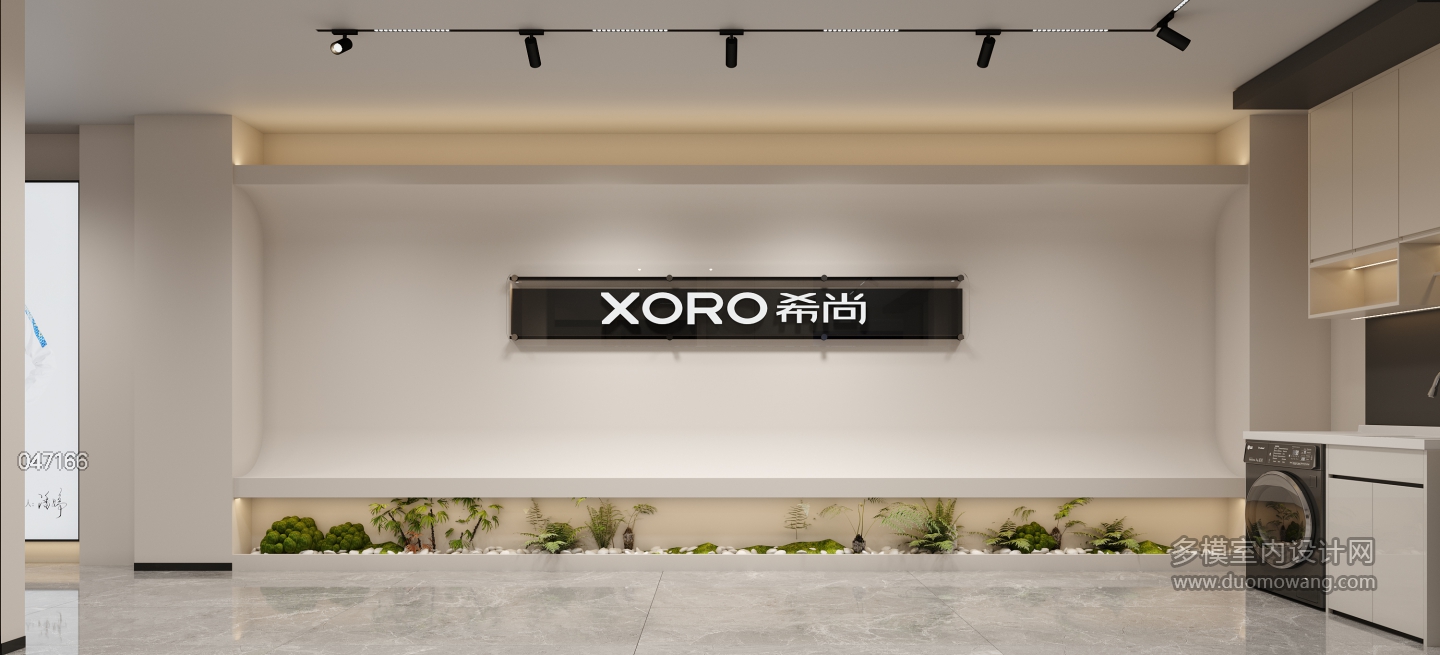 现代展厅墙