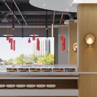 现代火锅店