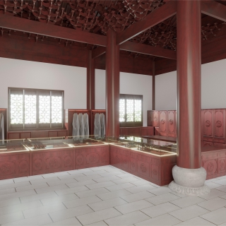 万嵩禅寺展柜