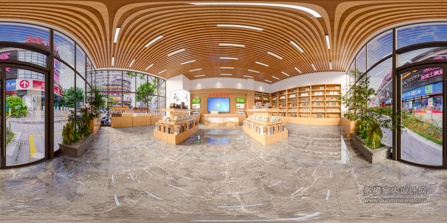 一楼 特产店 全景