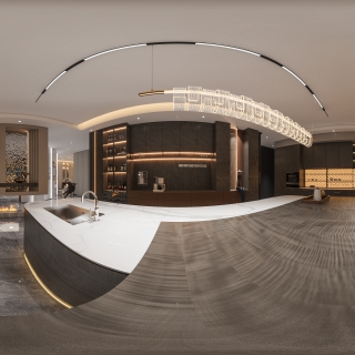 现代餐橱展区360