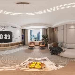 现代客厅360