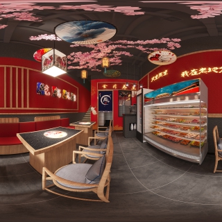 国风餐厅一楼360