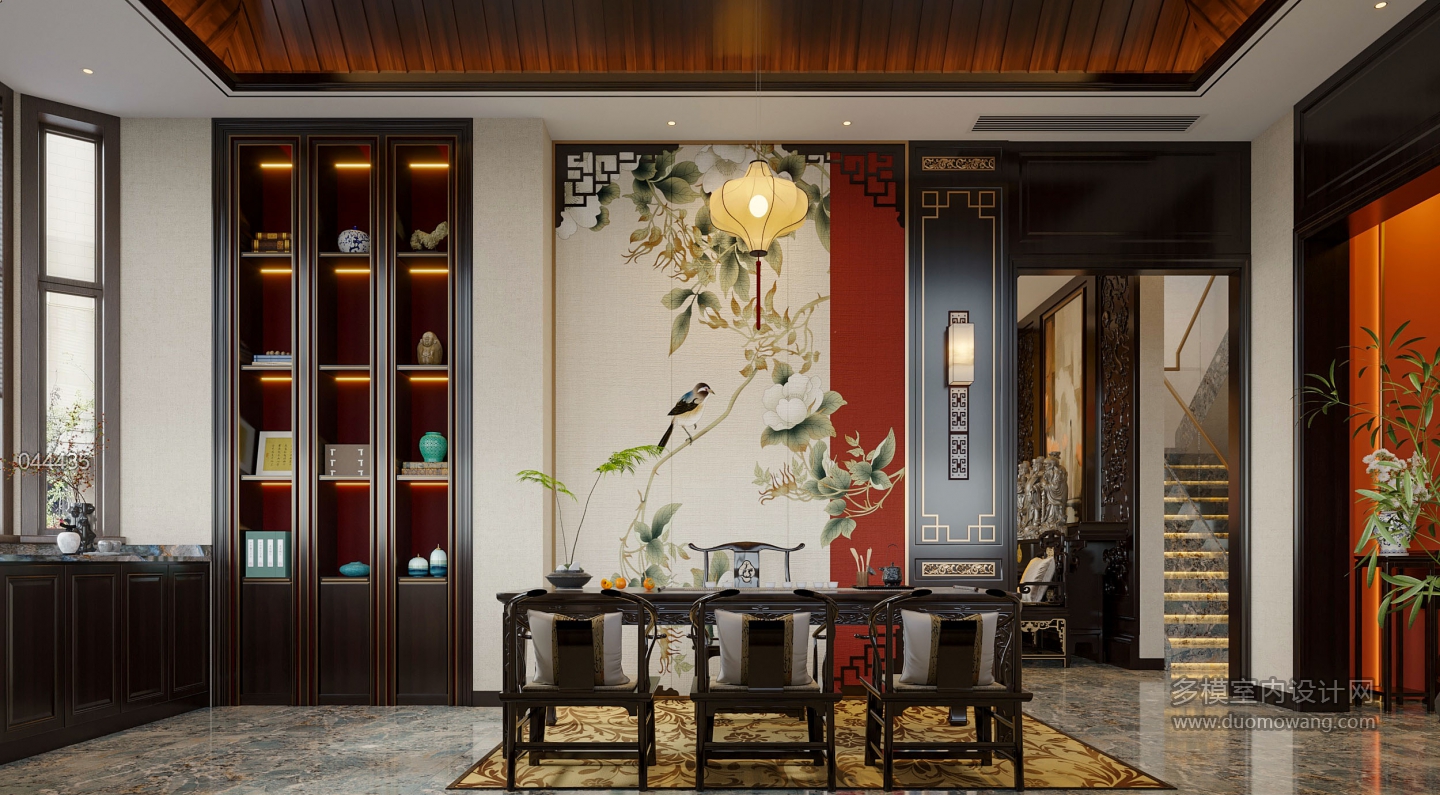 中式茶厅静态