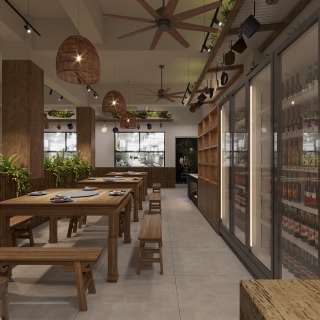 现代火锅店1