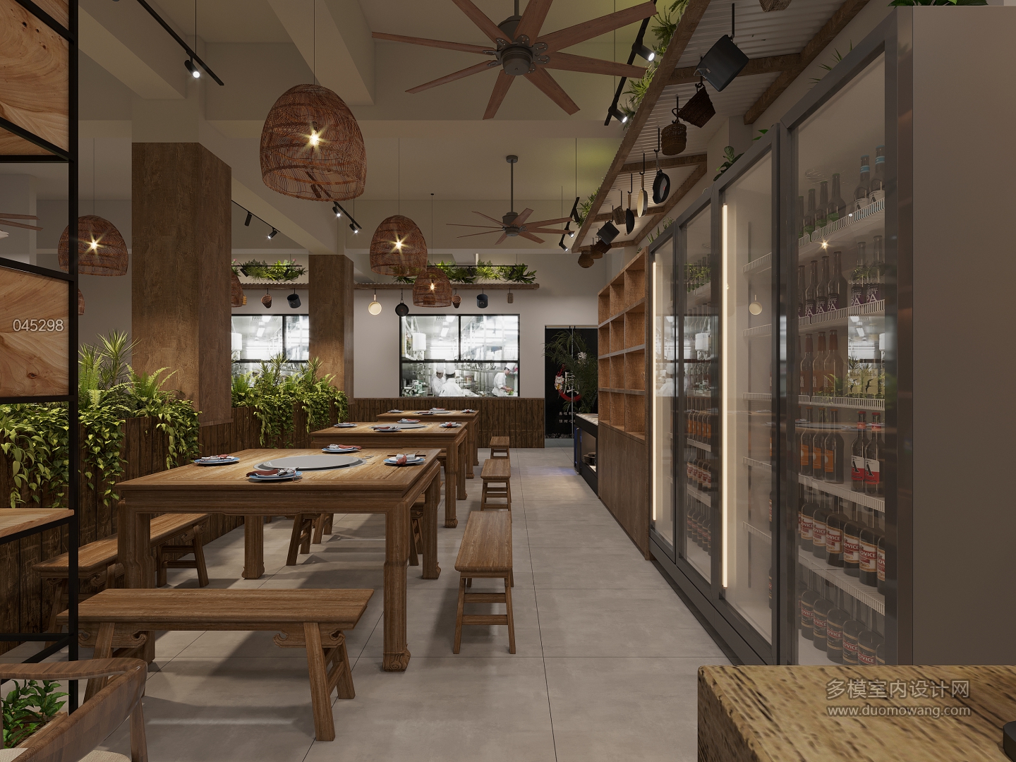 现代火锅店1