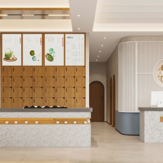 中医茶饮店-单张