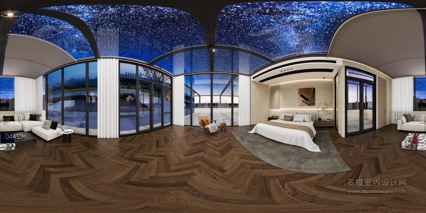 现代星空房全景