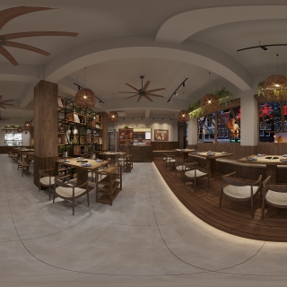 现代火锅店360