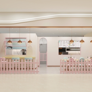 甜品店正视图
