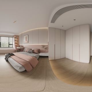 中古风女孩房全景