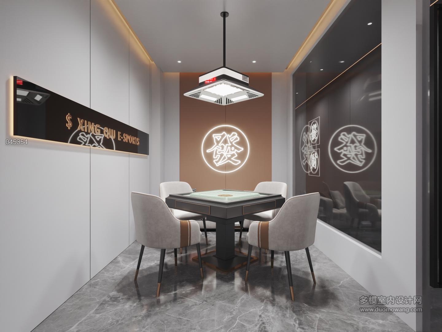 现代网吧棋牌室