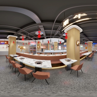 现代火锅店