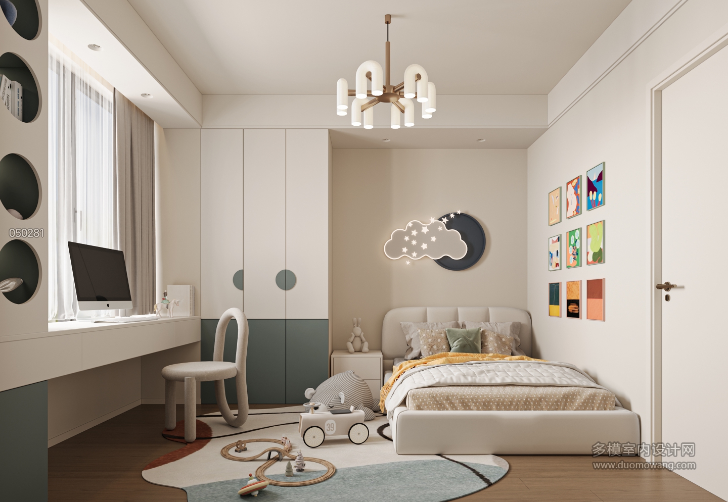 法式二层儿童房