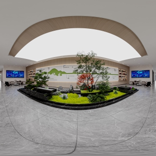现代办公 造景
