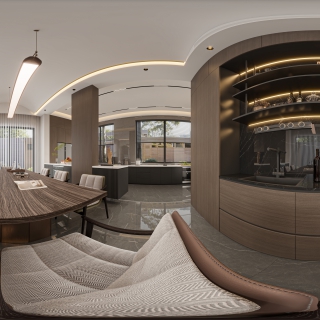 现代一楼餐厅 360