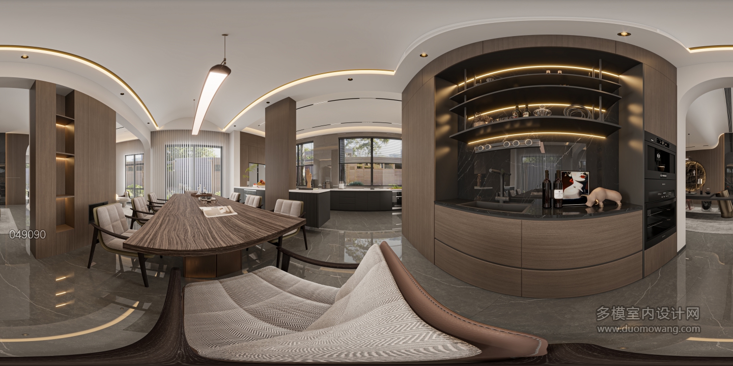 现代一楼餐厅 360