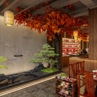 新中式火锅店单张1