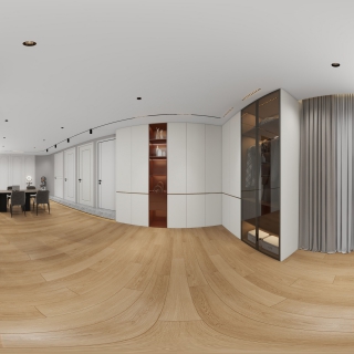 现代展厅镜头三全景
