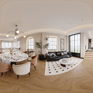 法式复古客餐厅360