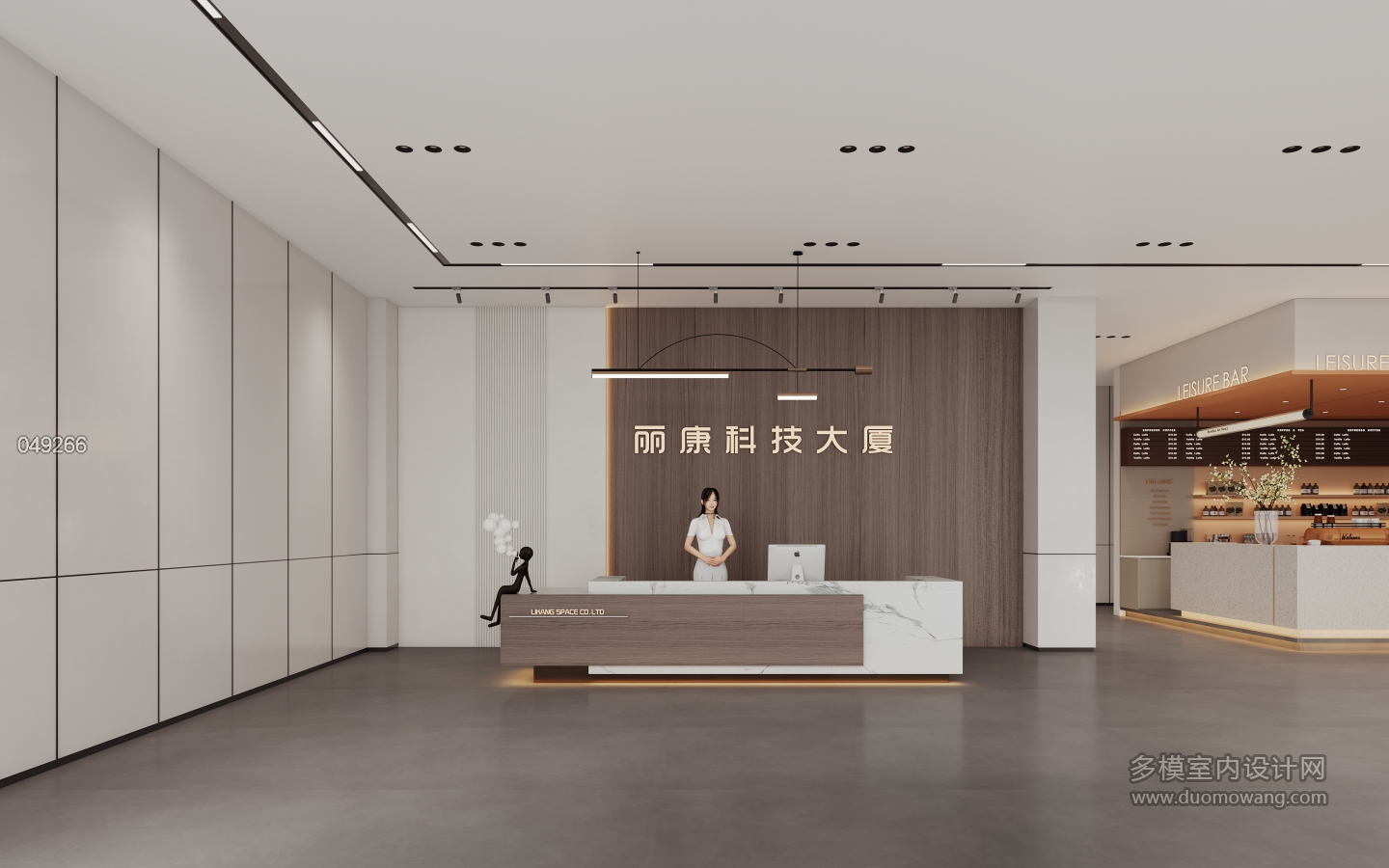现代一楼大厅接待图二