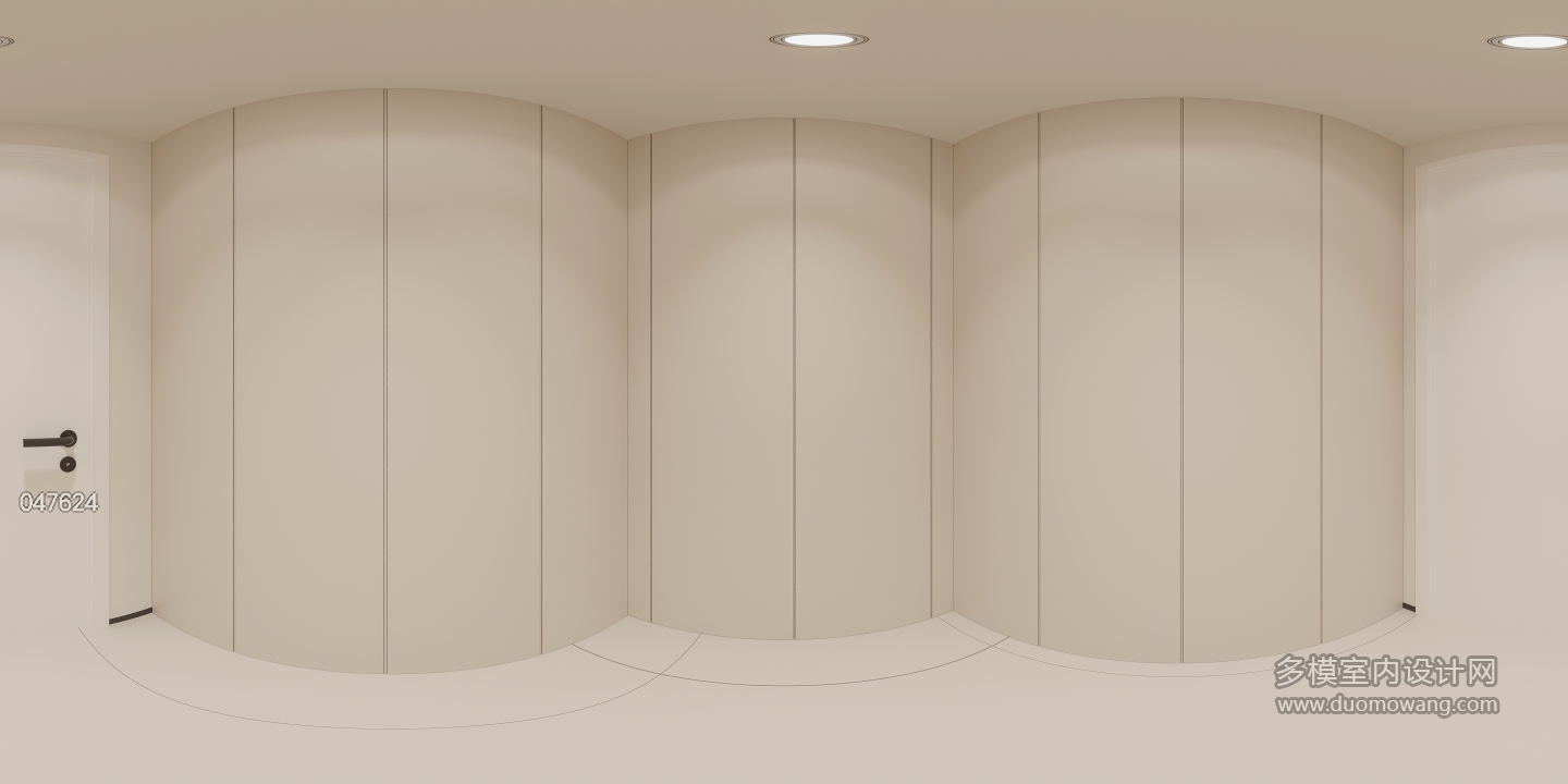 现代衣帽间全景