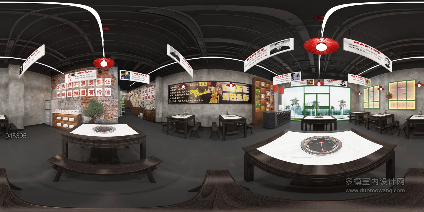 复古火锅店一楼大厅全景-1 (1)