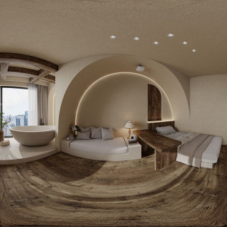 诧寂主卧全景