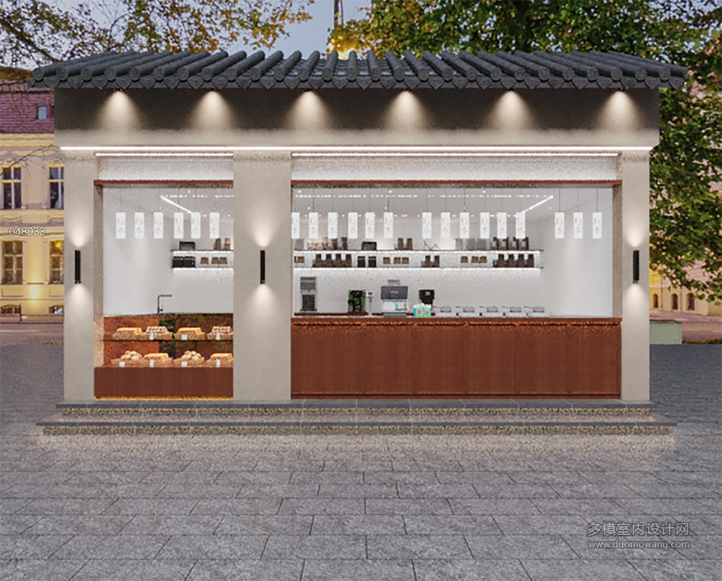 现代店铺门头