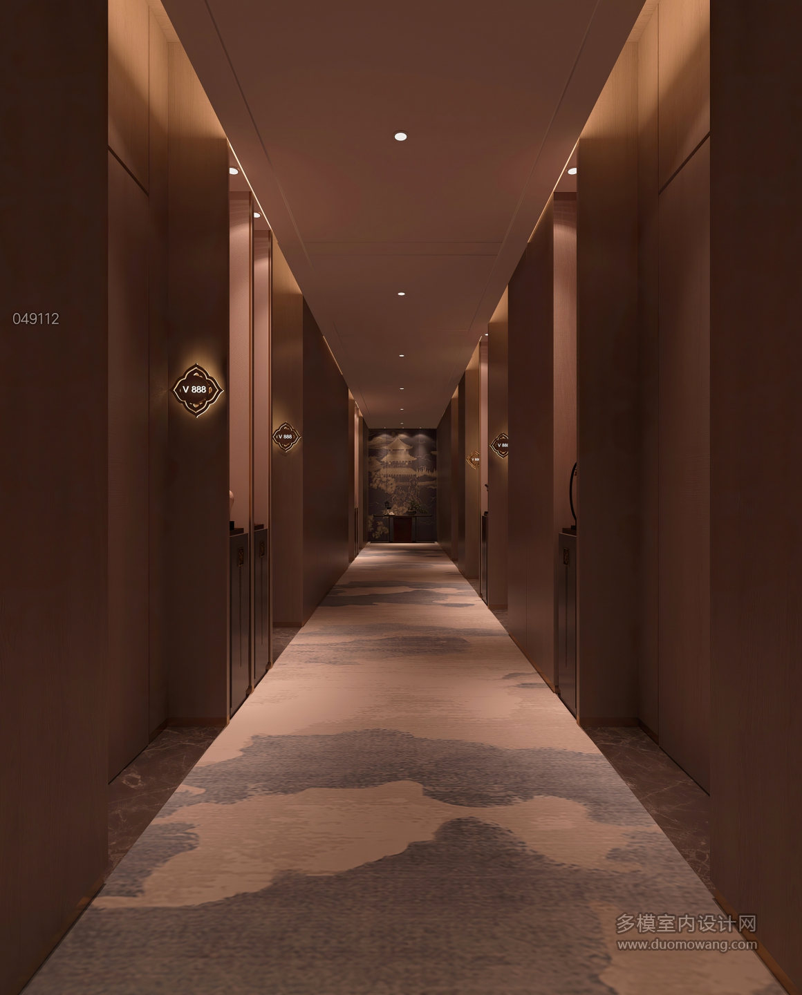 现代酒店走廊b (1)