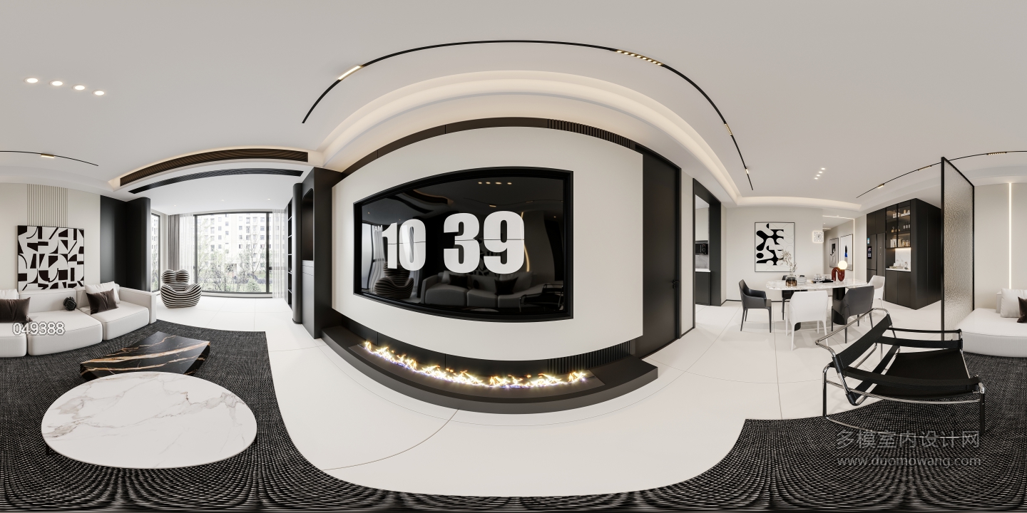 现代客厅360