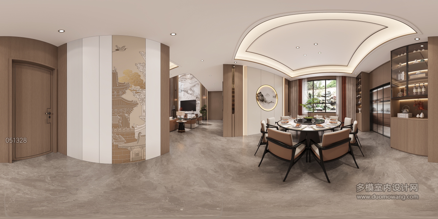 新中式餐厅360