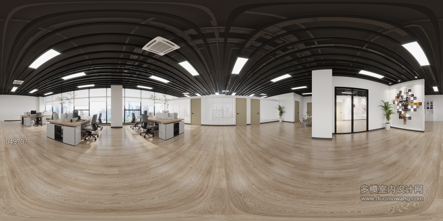 现代办公区方案二360