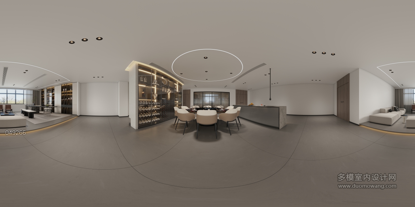 现代6楼餐厅全景