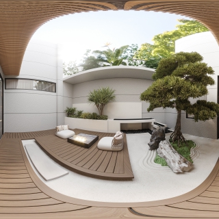 现代庭院
