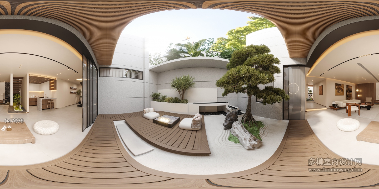 现代庭院
