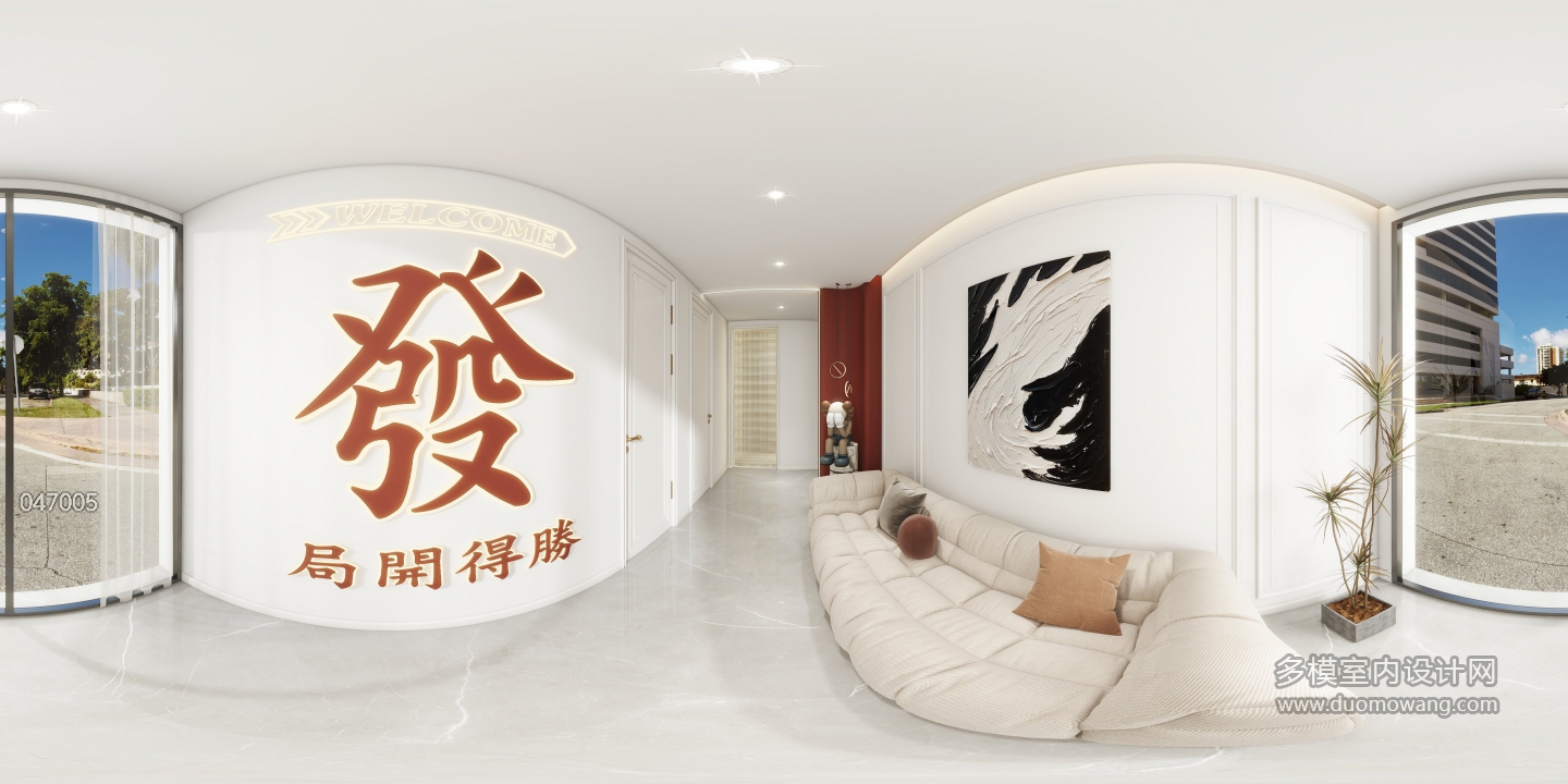 法式过道全景