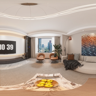 现代客厅360