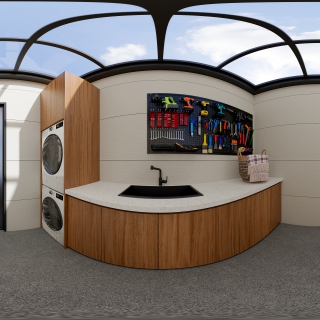 现代屋顶花园3602